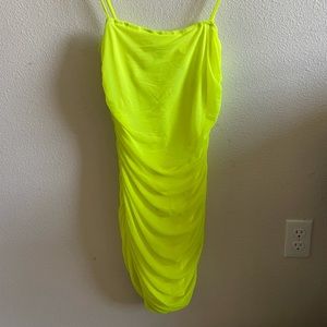 Shein dress size: M color: lime green